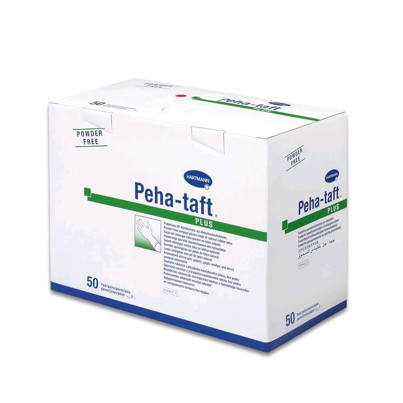 Latex OP-Handschuhe Peha-taft® plus powderfree von Hartmann, 50 Paar