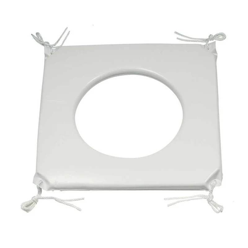 Behrend Toilettenstuhlkissen, Schaumstoff/Folie, abwaschbar, weiß, 1St