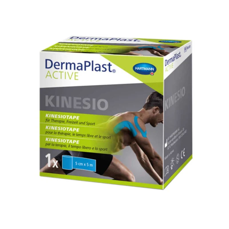 Hartmann DermaPlast Active Kinesiologie Tape, latexfrei, 5cmx5m, 1St