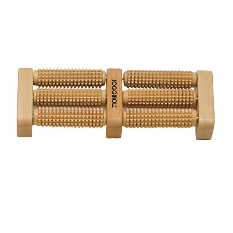 Behrend Joggiroll Fußroller, Holz, Doppelroller, 2 Varianten