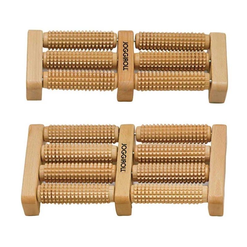 Behrend Joggiroll Fußroller, Holz, Doppelroller, 2 Varianten
