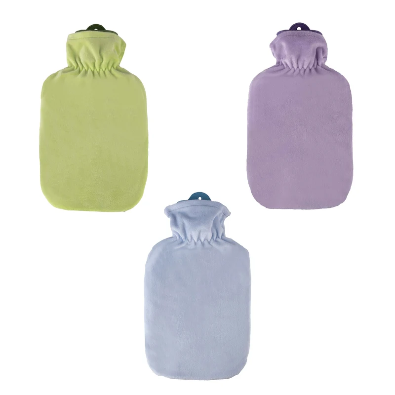Sänger 2,0L Wärmflasche mit Flauschbezug, Pastell, versch. Farben