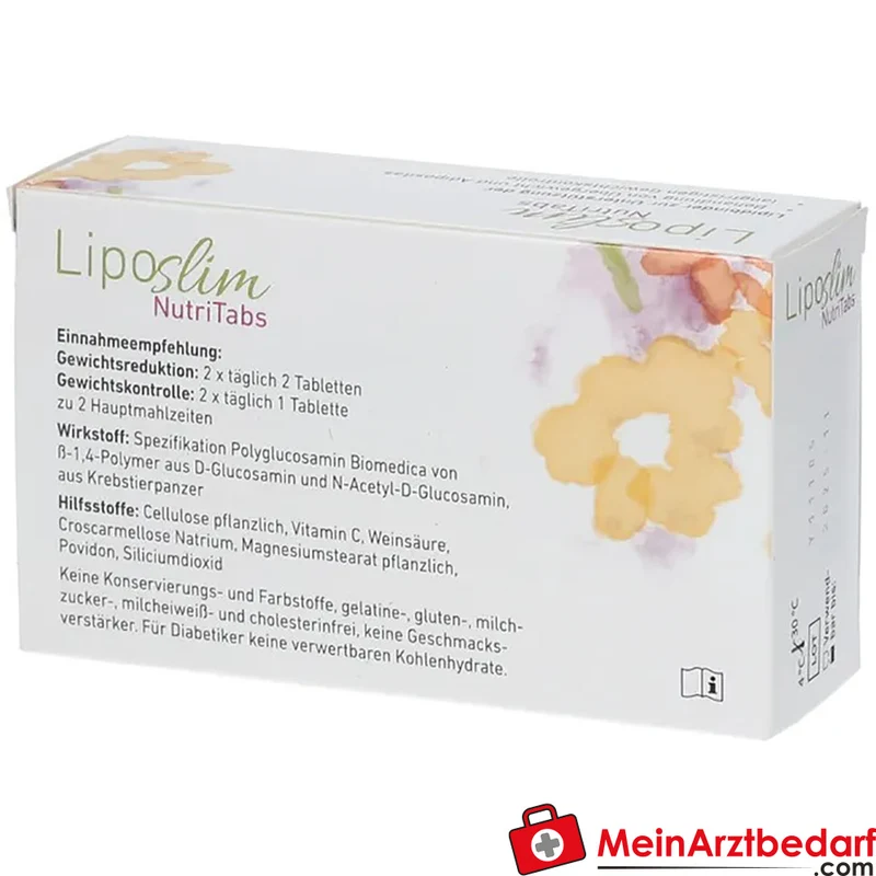 Liposlim Nutritabs Polyglucosamin Biomedica 500 mg Tabletten 80 Stück
