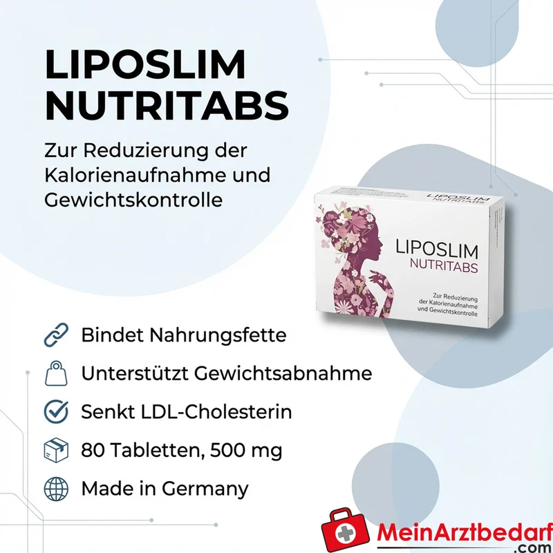Liposlim Nutritabs Polyglucosamin Biomedica 500 mg Tabletten 80 Stück