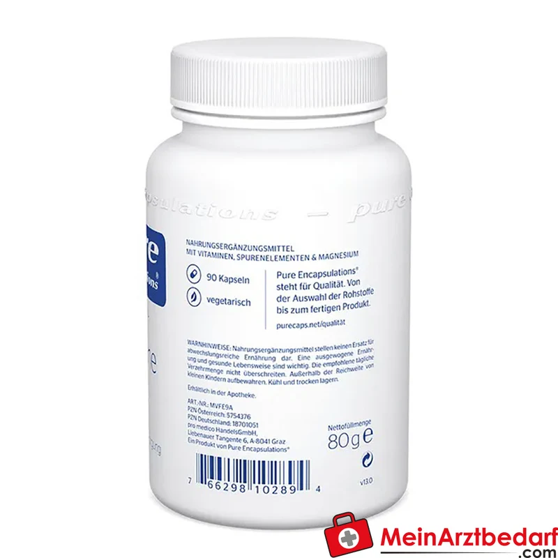 Pure Encapsulations All-in-one Basisversorgung Multivitamin-Mineralkomplex Kapseln 90 Stück
