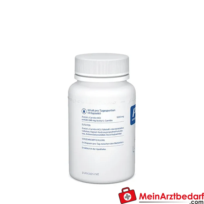 Pure Encapsulations Acetyl-L-Carnitin 250 mg Kapseln 60 Stück