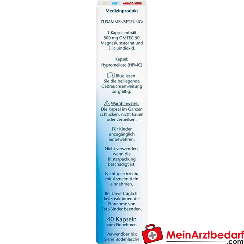 Doppelherz Aktiv Fett-Binder Poliglusam 500 mg Kapseln 40 St.