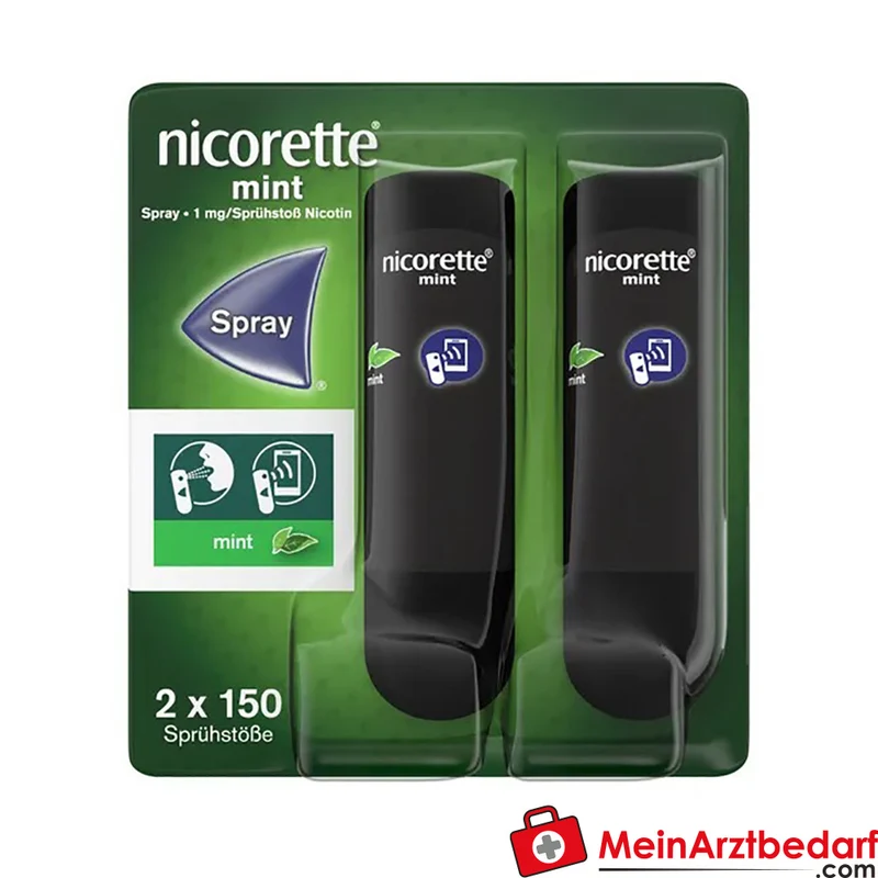 Nicorette Mint Nikotinspray 1 mg/Sprühstoß 2 Stück