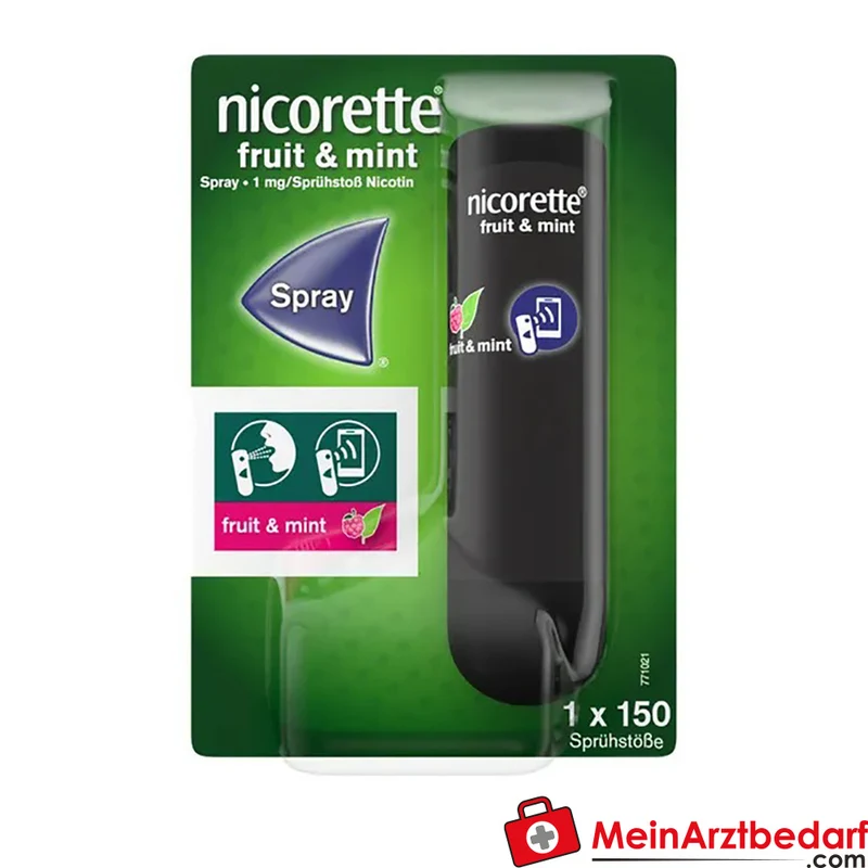 nicorette Fruit Mint Nikotinspray 1 mg Sprühstoß 1 Stück
