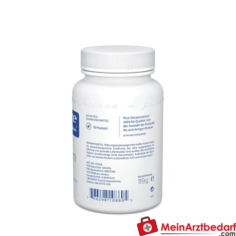 Pure Encapsulations Calcium (MCHA) 750 mg Kapseln 90 Stück