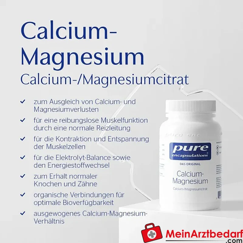 Pure Encapsulations Calcium-/Magnesiumcitrat Kapseln 90 St.