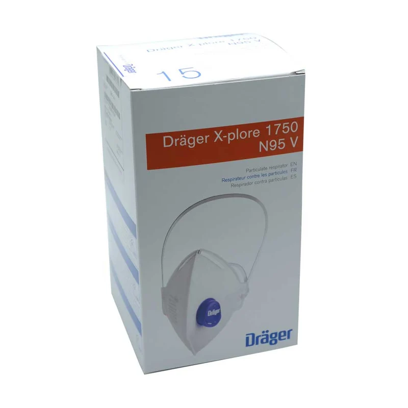 Dräger N95 ≙ FFP2 Atemschutz mit Ventil X-plore® 1750, versch. Packungsgrößen