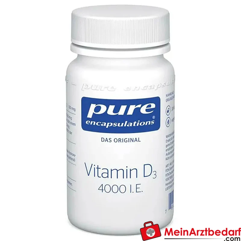 Pure Encapsulations Vitamin D3 4000 I.E. Cholecalciferol 0,1 mg Kapseln 30 Stück