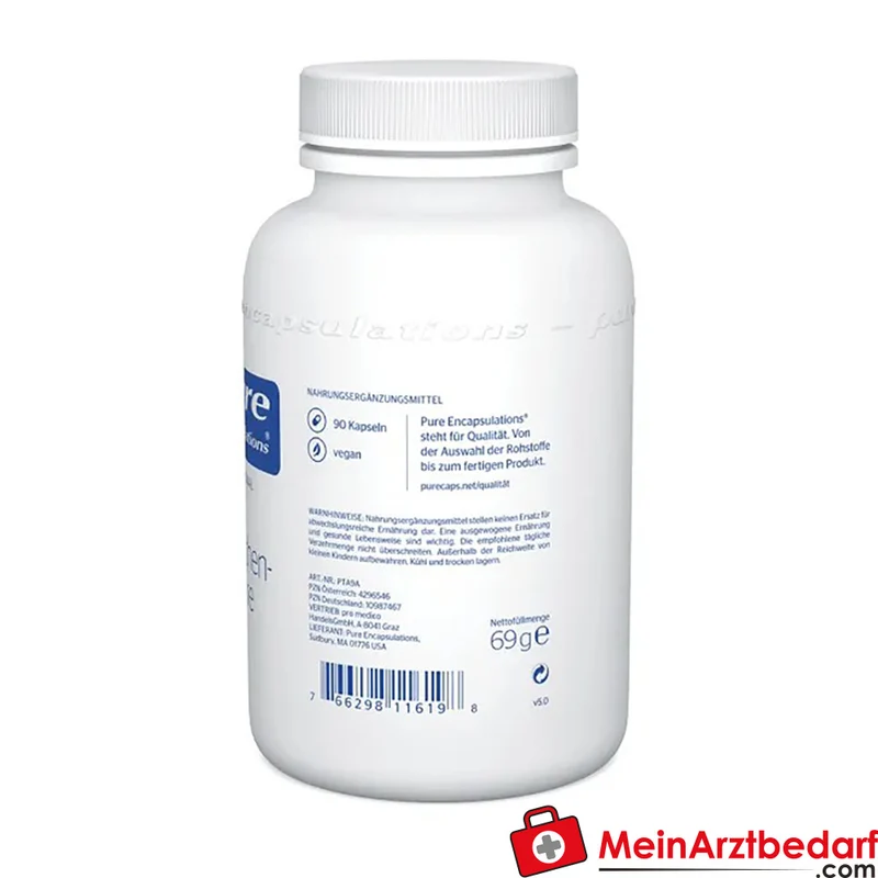 Pure Encapsulations Pantothensäure 500 mg (Vitamin B5) Kapseln 90 Stück