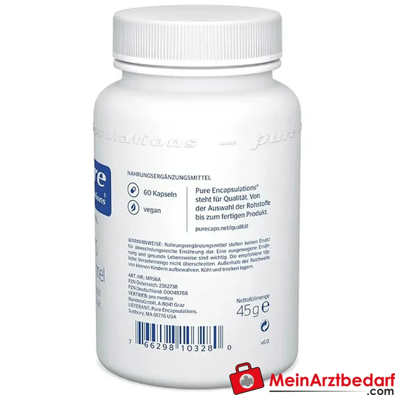 Pure Encapsulations M/R/S Pilz Formel (Maitake/Reishi/Shiitake) 400 mg pro 2 Kapseln Kapseln 120 Stück