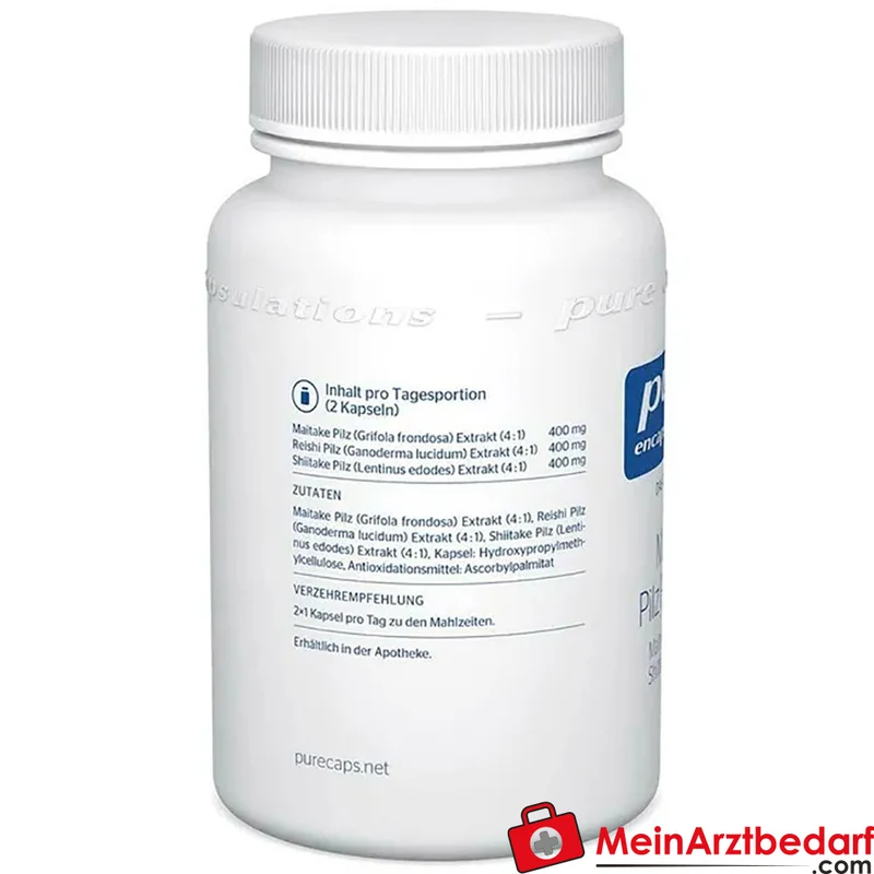 Pure Encapsulations M/R/S Pilz Formel (Maitake/Reishi/Shiitake) 400 mg pro 2 Kapseln Kapseln 120 Stück