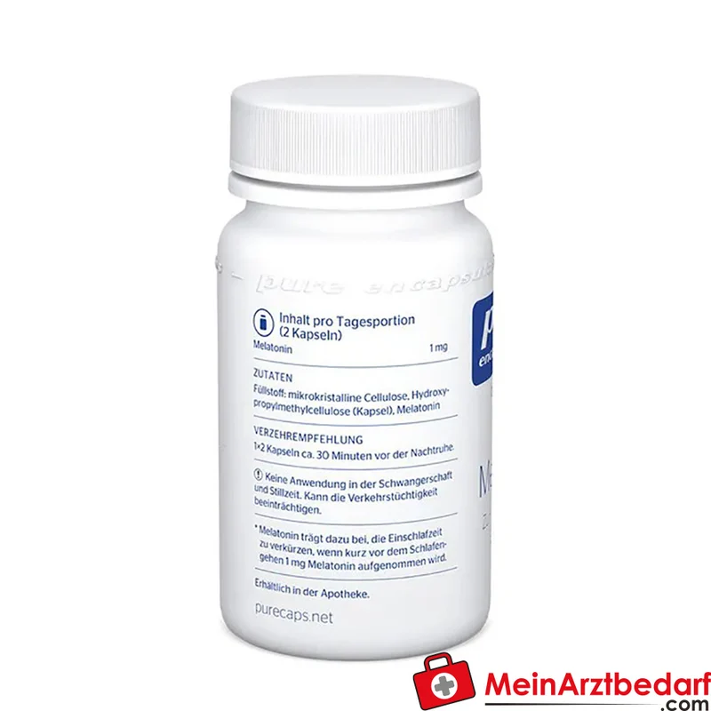 Pur Encapsulations Melatonin 0,5 mg Kapseln 60 Stück