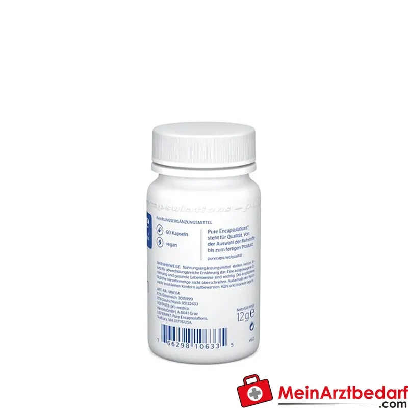 Pure Encapsulations Mangan 4 mg (Mangancitrat) Kapseln 60 Stück
