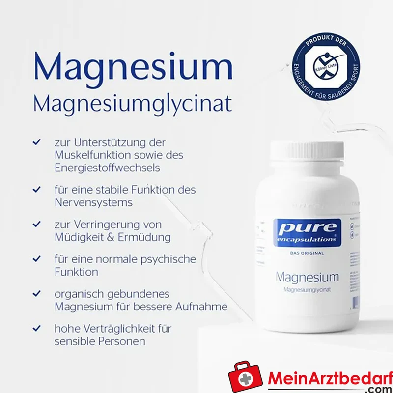 Pure Encapsulations Magnesiumglycinat 360 mg Kapseln 90 Stück