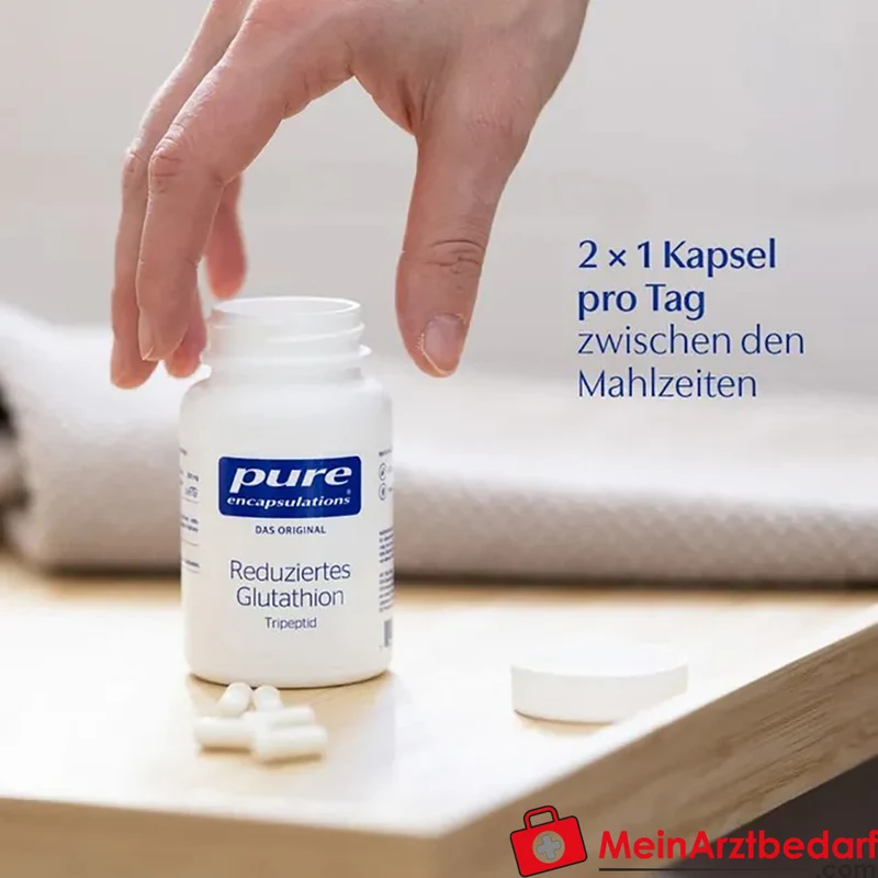 Pure Encapsulations Reduziertes L-Glutathion 100 mg Kapseln 60 Stück