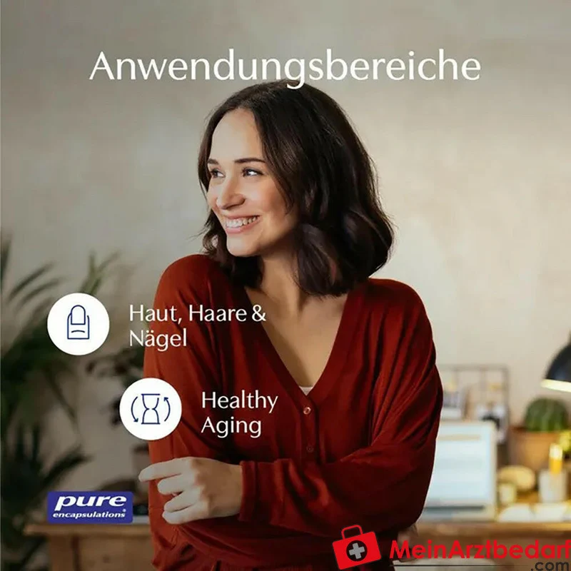 Pure Encapsulations Haut-Haare-Nägel mit Biotin 1250 µg, Zink 10 mg Kapseln 180 Stück