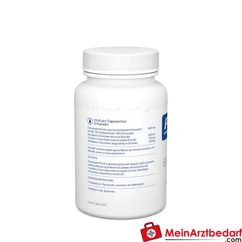Pure Encapsulations Granatapfel Plus (Pomella) Granatapfel‑Extrakt 200 mg Kapseln 60 Stück