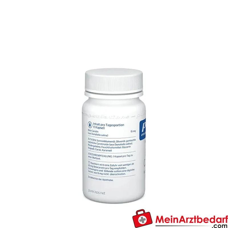 Pure Encapsulations Beta-Carotin (Dunaliella salina) 15 mg Kapseln 30 Stück