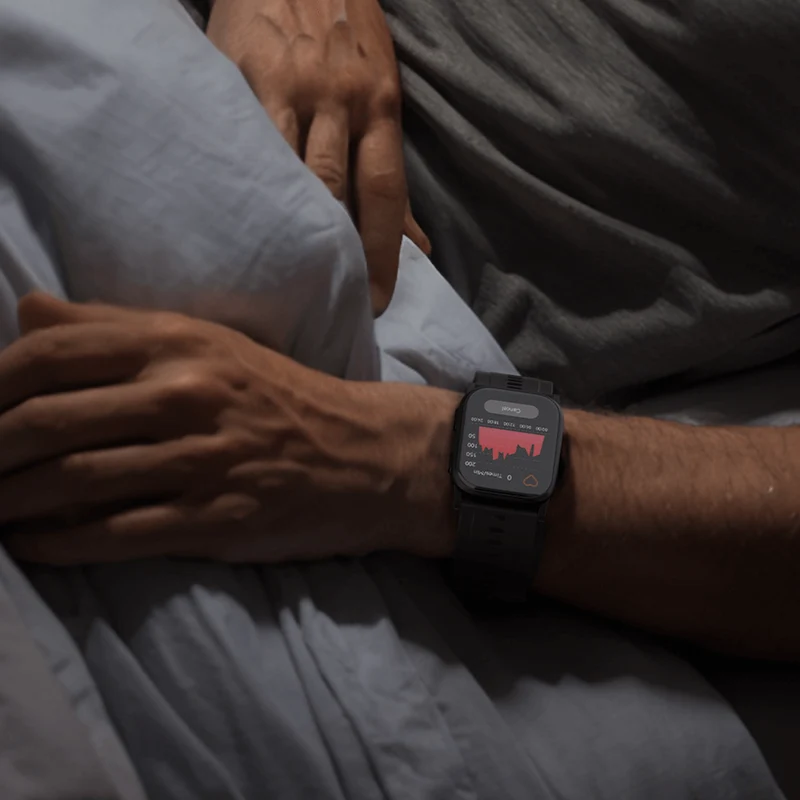 Intelligente Blutdruckuhr mit Micro Aircuff