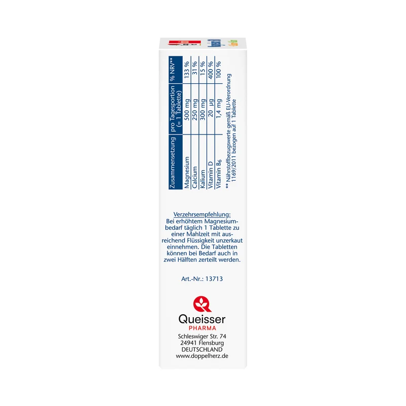 Doppelherz aktiv Magnesium + Calcium + Kalium, 30 Tabletten