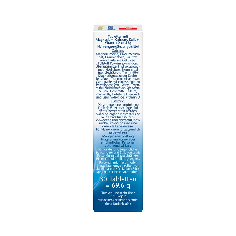 Doppelherz aktiv Magnesium + Calcium + Kalium, 30 Tabletten