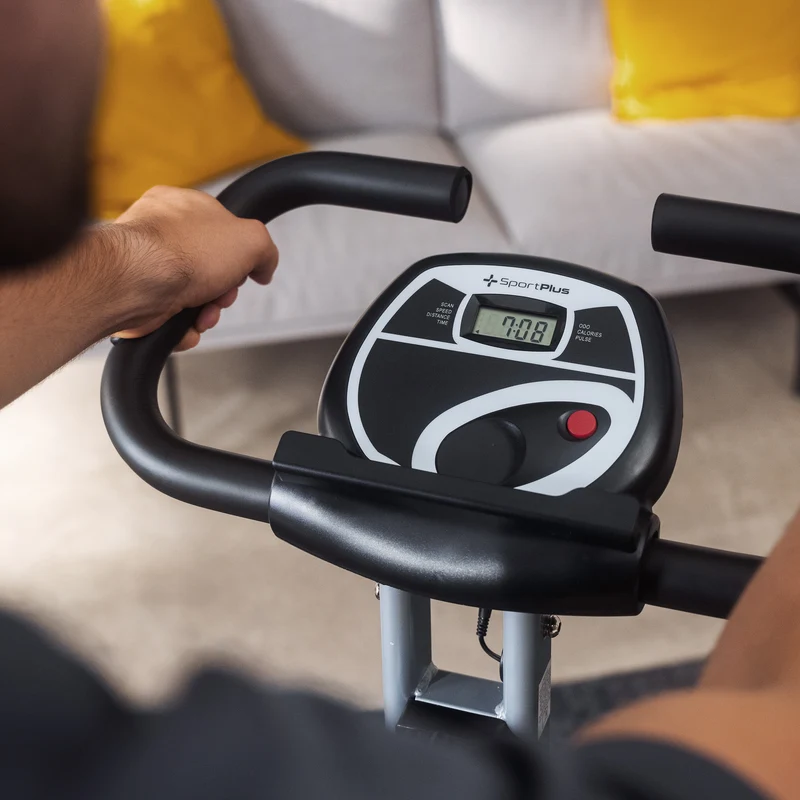 Klappbarer Heimtrainer (S-Bike) mit Rückenlehne