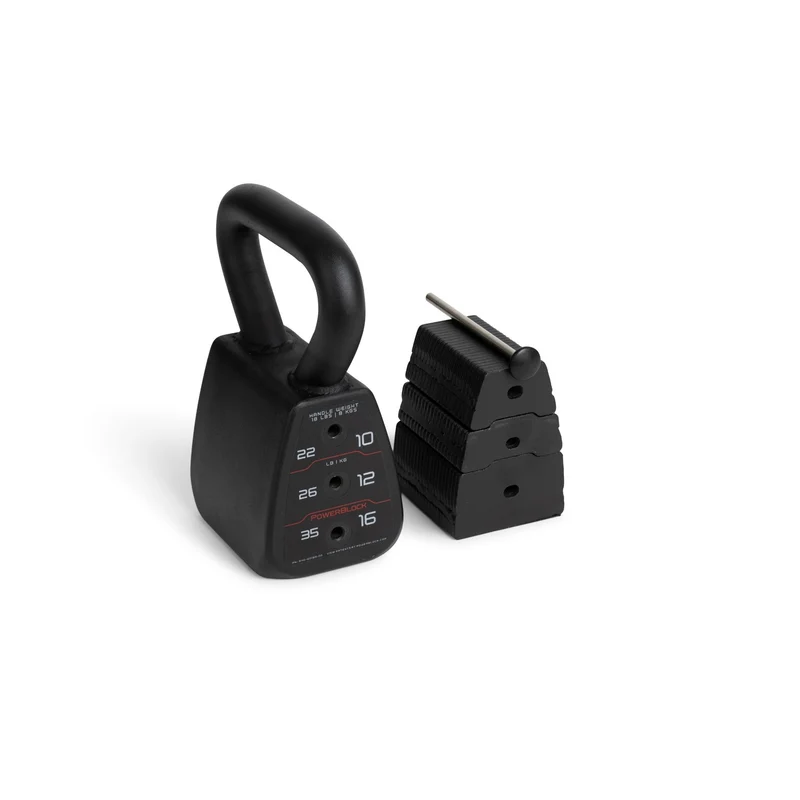PowerBlock Kettlebell | Verstellbare Kettlebell 8–16 kg
