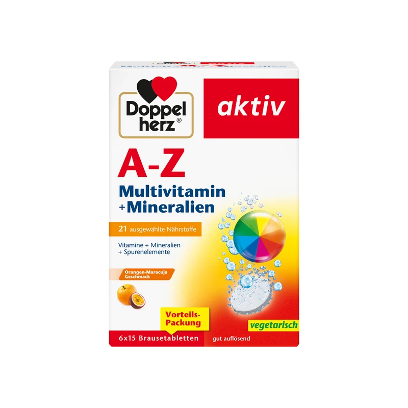 Doppelherz aktiv A-Z Multivitamin und Mineralien in versch. Mengen
