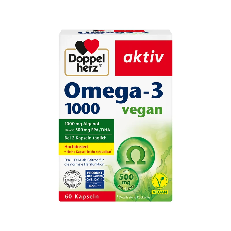 Doppelherz aktiv Omega-3, 1000 vegan in versch. Varianten