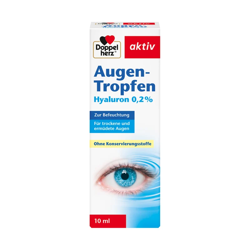 Doppelherz aktiv Augen-Tropfen, Hyaluron in versch. Variante