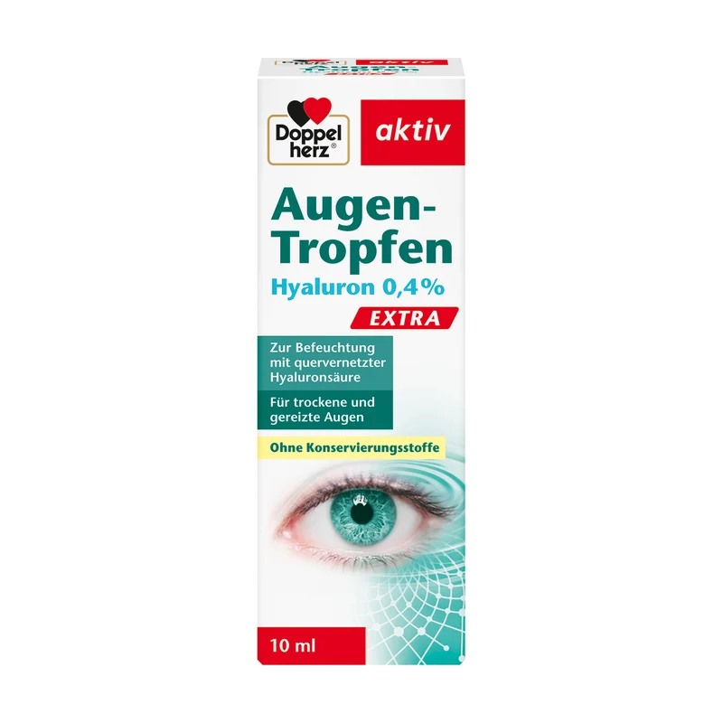 Doppelherz aktiv Augen-Tropfen, Hyaluron in versch. Variante