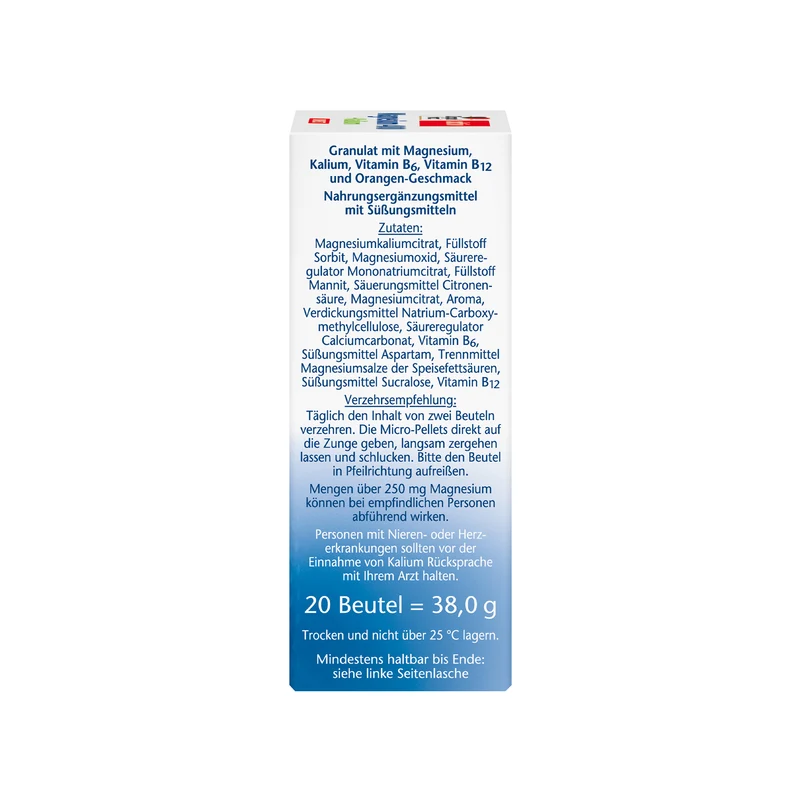 Doppelherz aktiv Magnesium + Kalium, direct, 20 Portionen