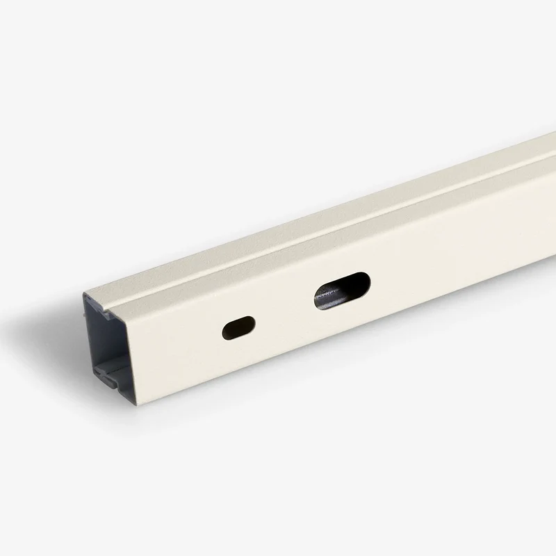 Kabelkanal Metall 20 × 20 × 1.700 mm, RAL 9010 (VPE = 42,5 m)