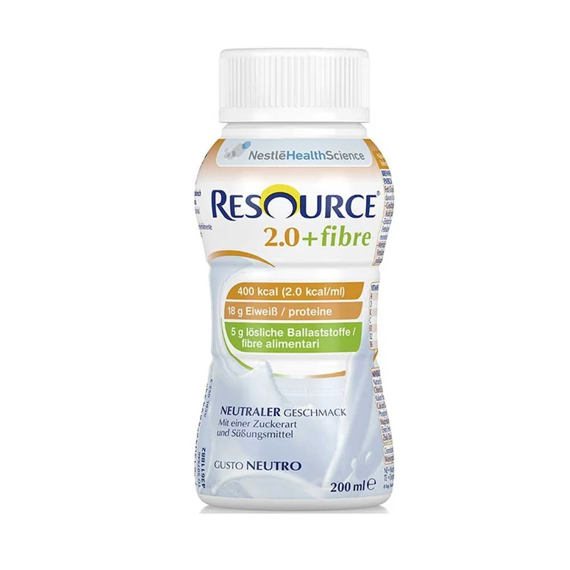 Nestle Resource 2.0 plus Fibre Trinknahrung, 200ml, 4/24 St, Sorten