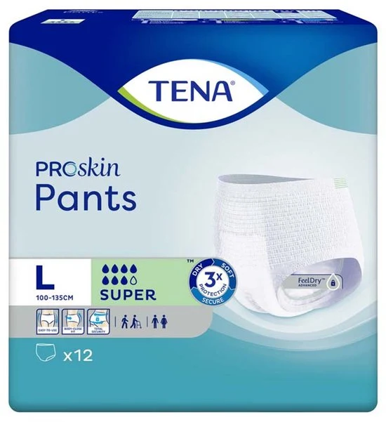 TENA Proskin Pants Super L 12 stuks