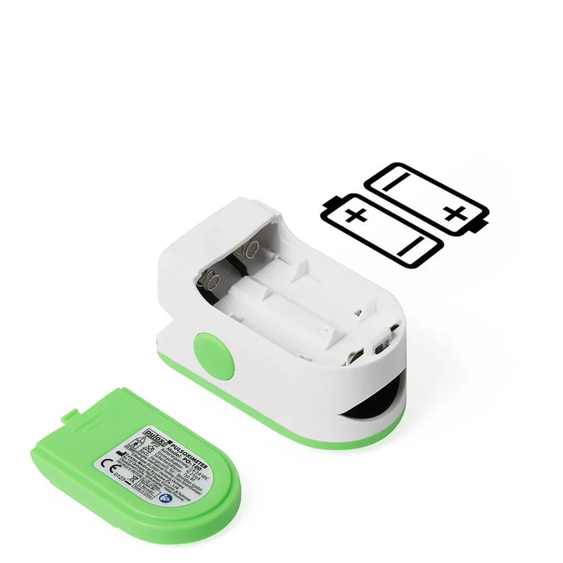 Pulox Finger-Pulsoximeter PO-100, mit LED-Anzeige, Grün