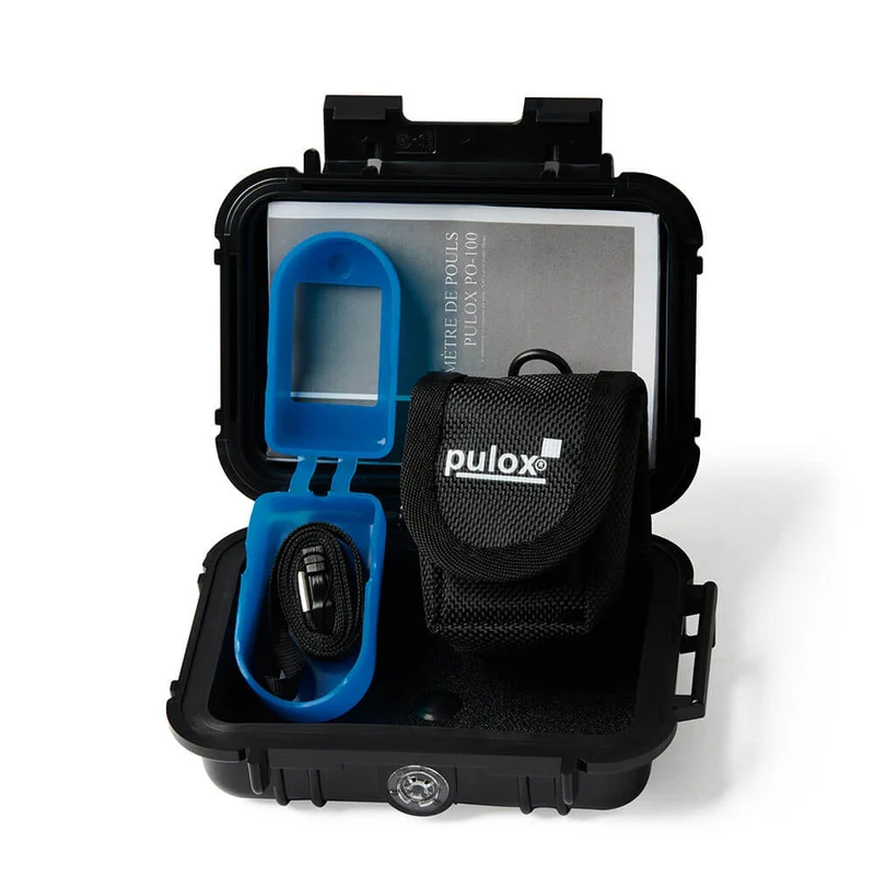 Pulox Finger-Pulsoximeter PO-100, mit LED-Anzeige, Grün