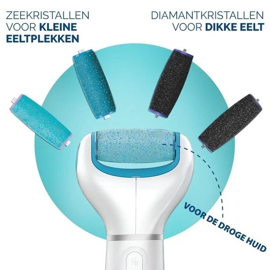 Scholl Velvet Smooth Extra Grof Voetvijl - 2 Stuks - Vervangingsrollers Elektische Eeltverwijderaar - Eeltvijl - Eeltrasp