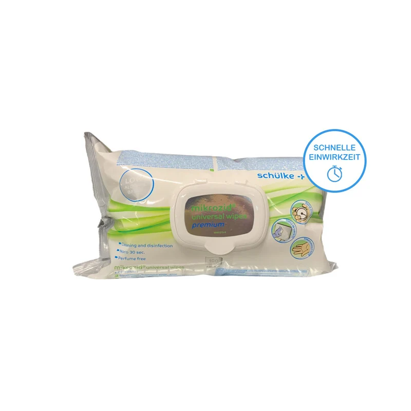Schülke mikrozid® universal wipes, Schnell-Desinfektionstücher, 100 St
