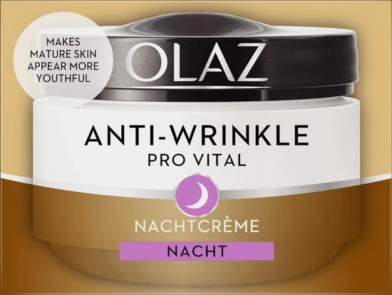 Olaz Anti-Wrinkle - Pro Vital - Hydraterende Nachtcrème