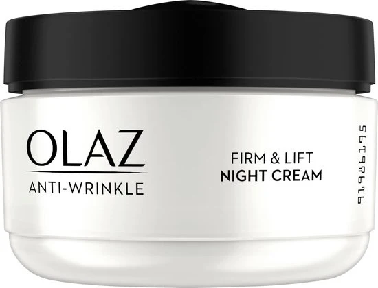 Olaz Anti-Wrinkle - Verstevigend en Liftend - Hydraterende Nachtcrème