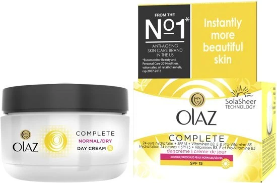 Olaz Complete Normale/Droge Huid SPF 15 - 50ml - Dagcrème