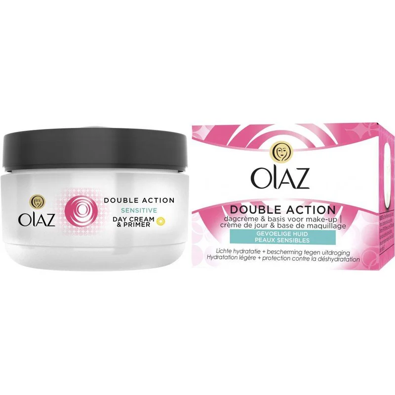 Olaz Double Action Dagcrème Gevoelige Huid 50 ml
