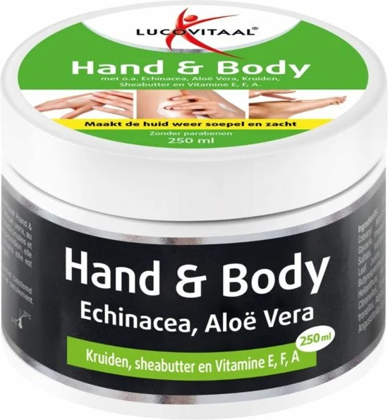 Lucovitaal Hand en Body Crème Echinacea & Aloë Vera - 250 ml