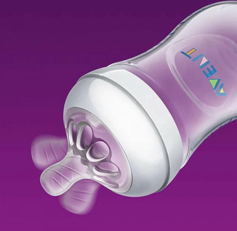 Philips Avent Natural babyfles ‚SCF030/17 babyfles (0m+) voor langzame toevoer - Wit